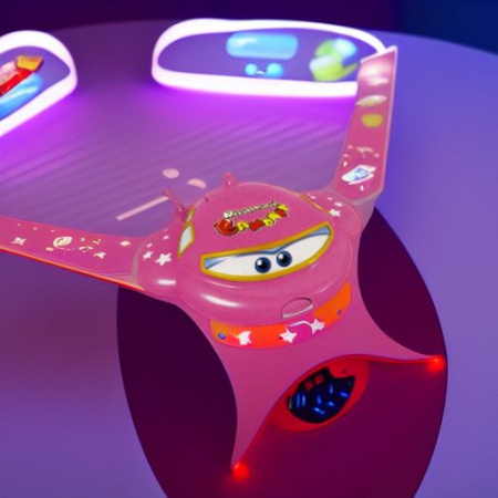 Музыкальный самолет УМНЫЙ Я, розовый Zhorya