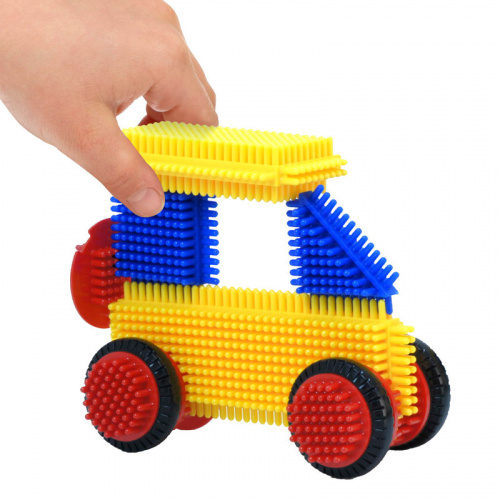 Конструктор игольчатый Pegy Bricks (100 деталей) в контейнере Miniland