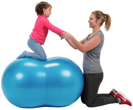Мяч для фитнеса физиоролл PHYSIO ROLL PLUS диаметр 70 см длина 115 см синий Ledraplastic