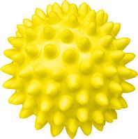 Мяч мягкий массажный ЕЖИК 6,5 см, желтый Альпина Пласт