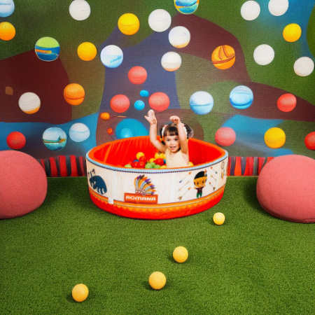 Мягкий сухой бассейн с шариками Индейцы