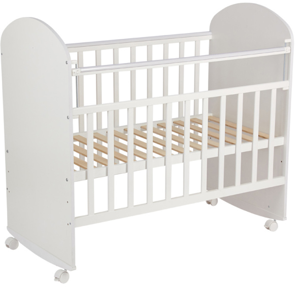 Кроватка детская 701, белая Фея