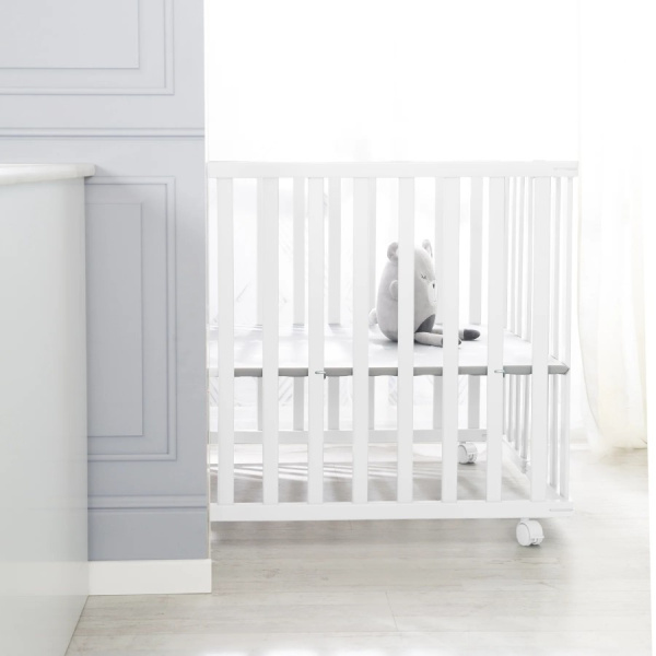 Детский складной манеж 74х100 см Foldable playpen белый Roba