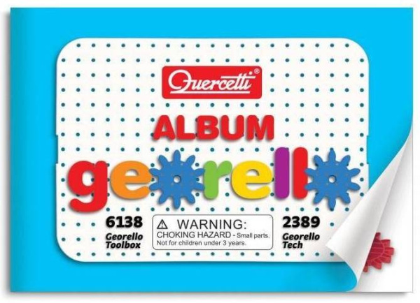 Конструктор Georello Tech Шестеренки 3D 266 деталей Quercetti