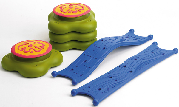 Тактильная дорожка Водяная лилия малый набор, 6 элементов Weplay