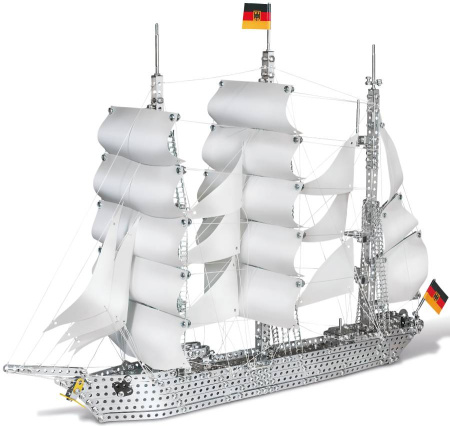 Металлический конструктор Парусник 1520 деталей Eitech