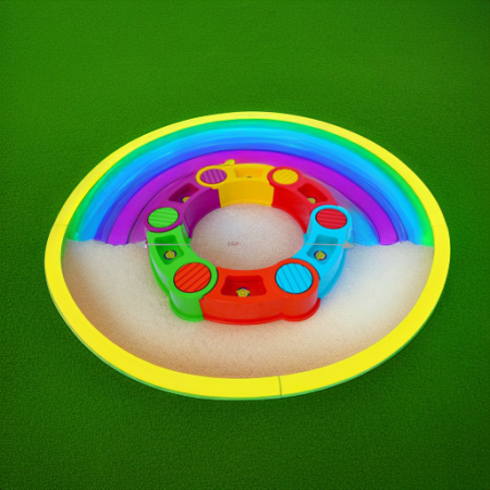 Песочница пластиковая составная Радуга