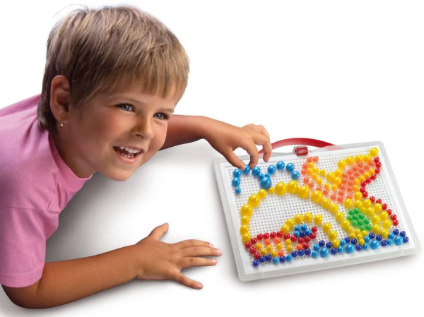 Мозаика FantaColor portable 10, 15, 20 мм 280 деталей Quercetti