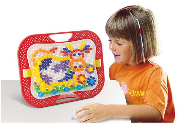 Мозаика FantaColor 10, 15, 20 мм 300 деталей Quercetti