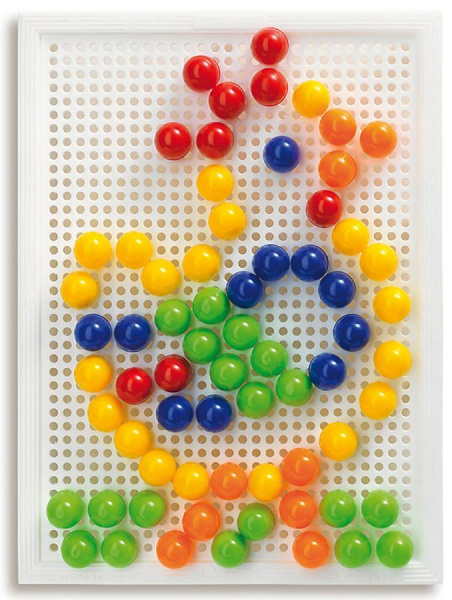 Мозаика FantaColor 5, 10, 15 мм 150 деталей Quercetti