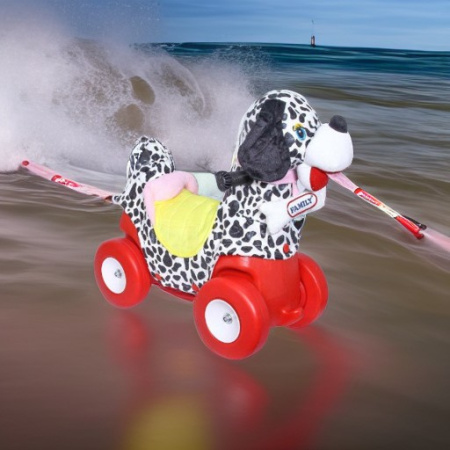 Каталка пластиковая с мягким чехлом Далматинец Family