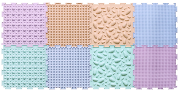 Модульный коврик ОРТОДОН Набор № 2 Малыш пастельные цвета