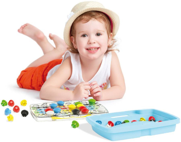 Мозаика Pixel Юниор 32 мм 58 деталей Quercetti