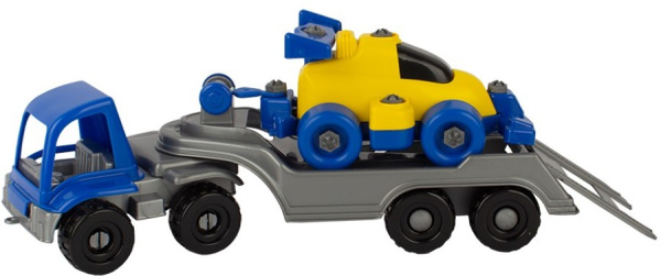 Автомобиль Пони Эвакуатор с суперкаром, 44 см СТРОМ