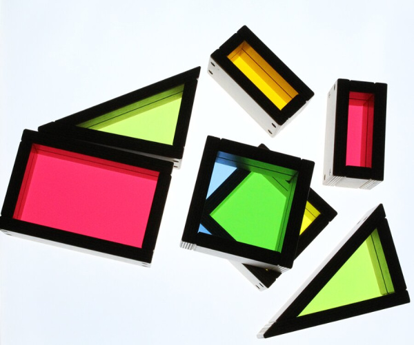 Радужные блоки с зеркалами, 29 штук Masterkidz