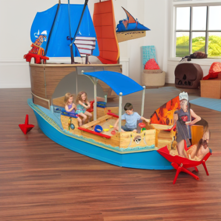 Песочница деревянная ПИРАТСКАЯ ЛОДКА KidKraft