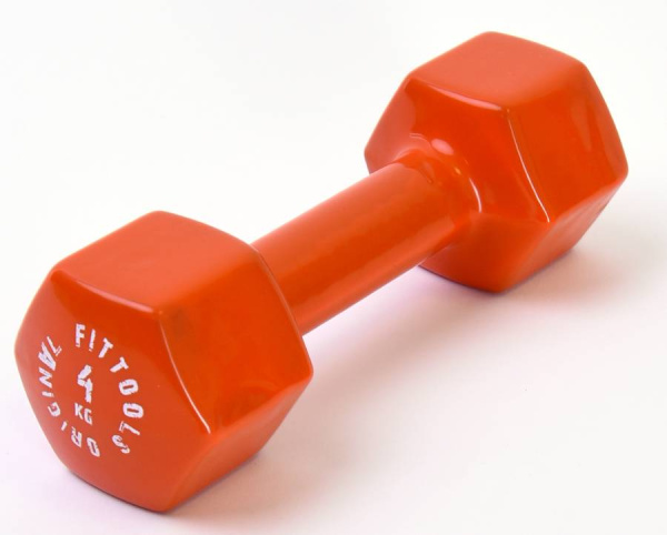 Гантель в виниловой оболочке 4 кг Original Fit.Tools