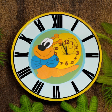 Часы настенные УЛИТКА-МАЛЬЧИК Pomy Toys