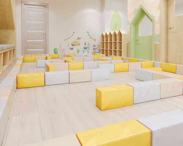 Мягкие игровые модули Лабиринт (макси) Pastel Romana