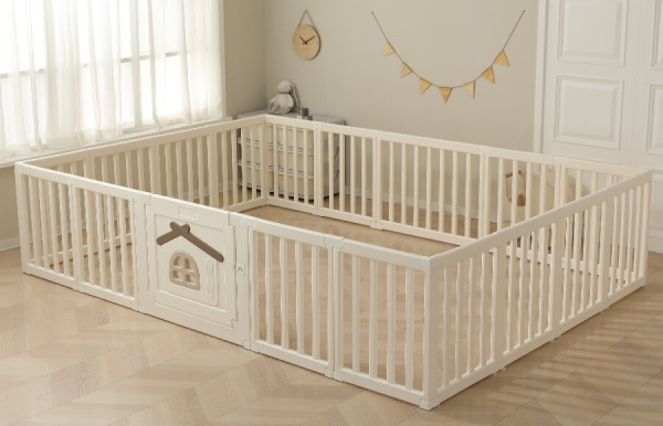 Детский игровой манеж UNIX Kids Classic Tree House 200x280 см Camel