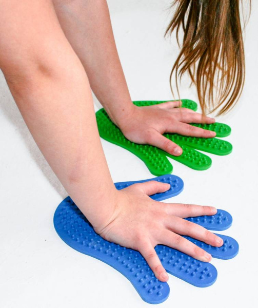 Следочки массажные Ладошки 20х18 см (пара) Тех-пласт