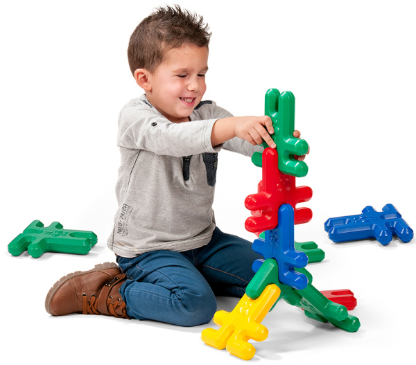 Конструктор Кролики супер 36 деталей в чемоданчике Miniland