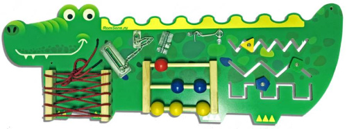 Развивающая панель Крокодил-3 Romsens