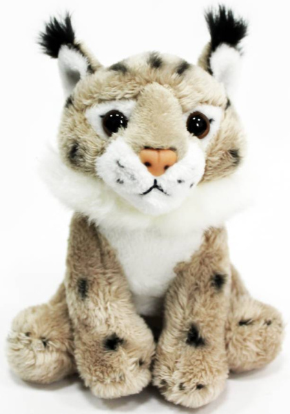 Игрушка мягкая Рысь 15 см LEOSCO