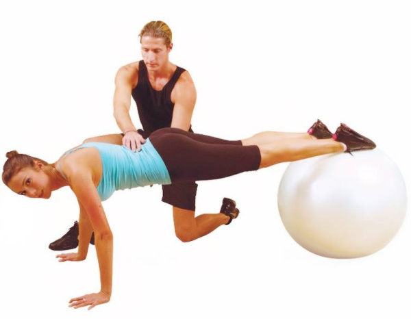 Мяч гимнастический фитбол FIT-BALL 55 Ledraplastic