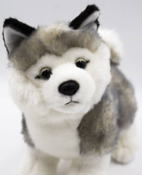 Игрушка мягкая Хаски стоящая 23 см LEOSCO