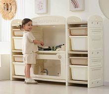 Кухня детская UNIX Kids Cook and Store 8 ящиков Camel