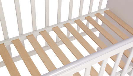 Кроватка детская 701, белая Фея