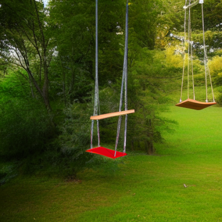 Качели подвесные фанерные