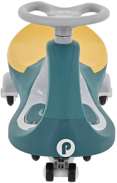 Каталка Twist зелено-желтая, со светом и звуком Pituso