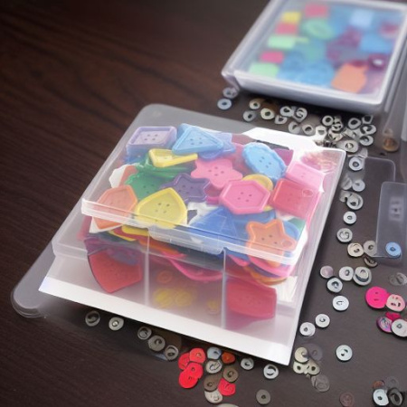 Счетный материал Пуговицы большие цветные