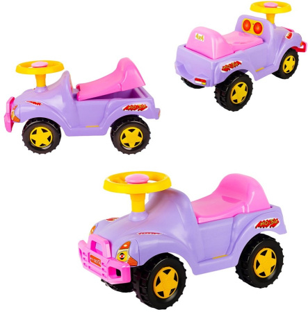 Автомобиль-каталка сиреневый СТРОМ