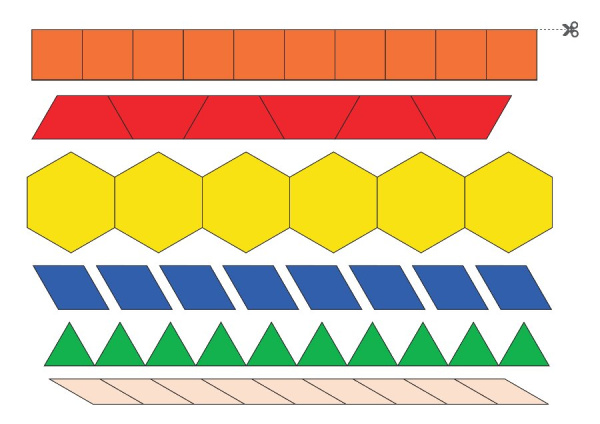 Набор Геометрические зеркала, 10 штук EDX Education