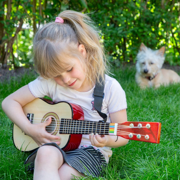 Игрушка музыкальная Гитара 60 см коричневая New Classic Toys