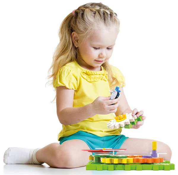 Конструктор Шестеренки Сад 30 деталей Quercetti