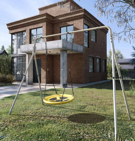 Качели двойные + качели ГНЕЗДО Romana