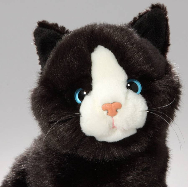 Игрушка мягкая Котенок сидящий 19 см в ассортименте LEOSCO