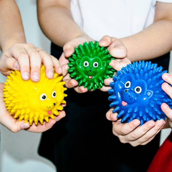 Мяч массажный Ежик-шарик 7,5 см, 1 штука Тех-пласт