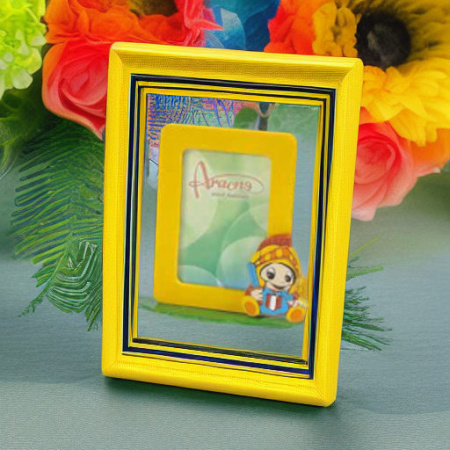 Фоторамка ЖИВОТНЫЕ вертикальная, желтая Arance