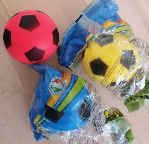 Мяч поролоновый 12 см 1 штука Italveneta Didattica