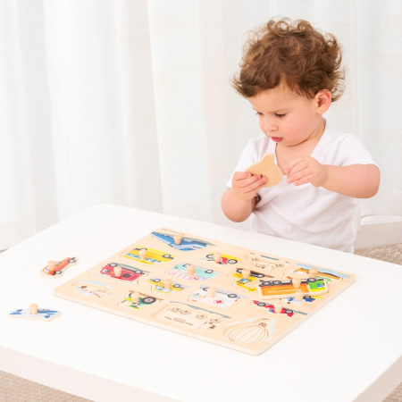 Рамка-вкладыш Транспорт New Classic Toys