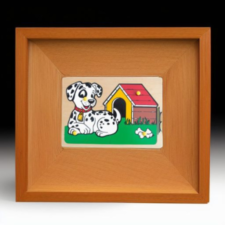 Рамка-вкладыш Собачка с будкой ЛЭМ