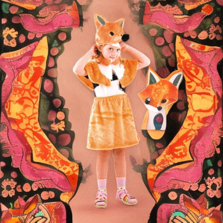 Лисичка-сестричка, рост 116-122 Батик