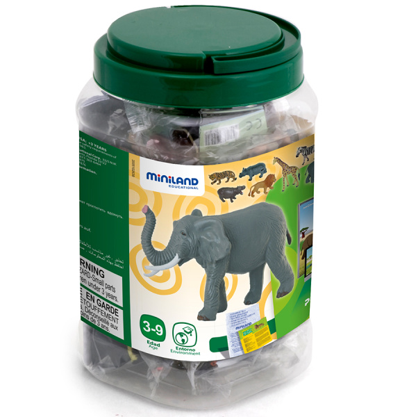Дикие животные, 7 фигурок Miniland