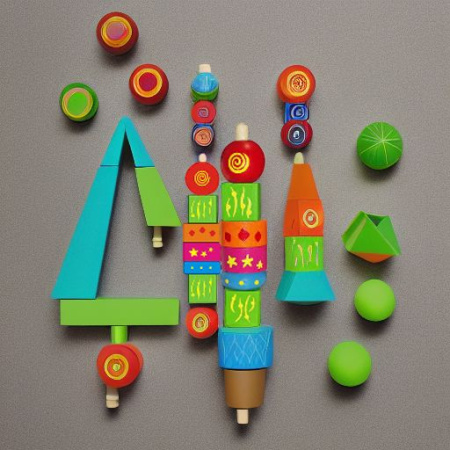 Пирамидка ГЕОМЕТРИЯ Краснокамская игрушка