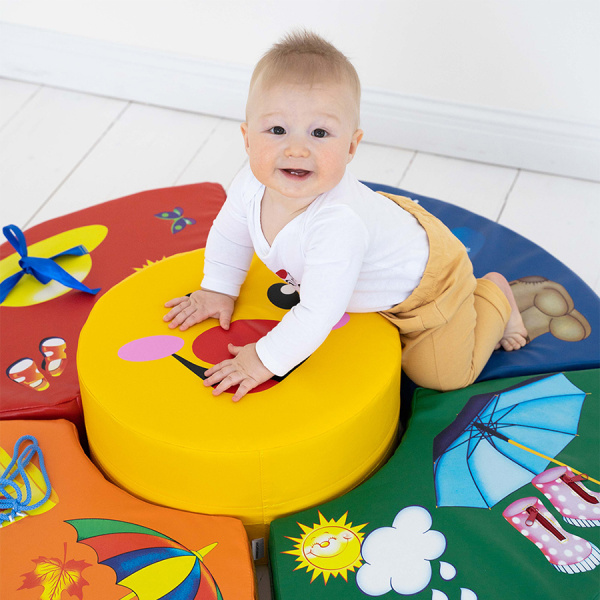 Модуль мягкий развивающий Времена года Romana